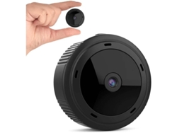 Mini cámara espía W10 1080P HD Wifi Visión nocturna Detección de movimiento DVR Aplicación portátil Negro Yizhood