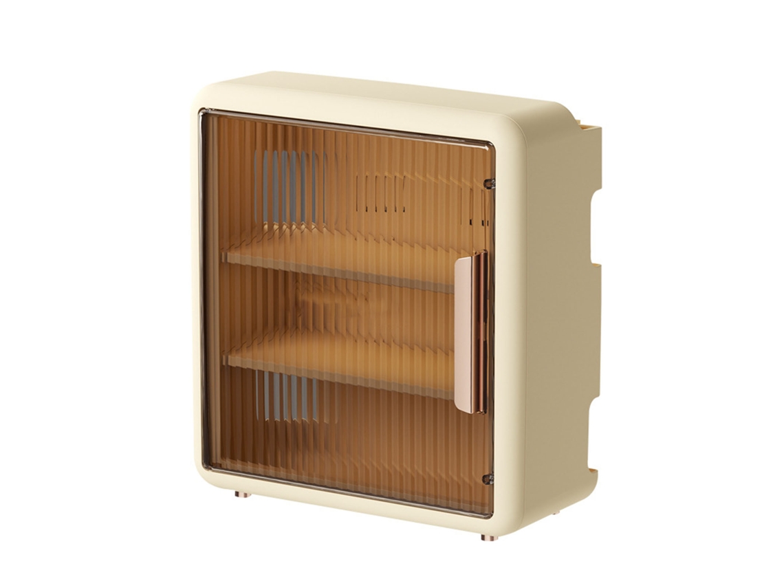 Caja De Almacenamiento Para Router Wi-fi De Montaje En Pared Con Ranuras Abiertas Y Ventana Semitransparente Para Uso En Oficinas.