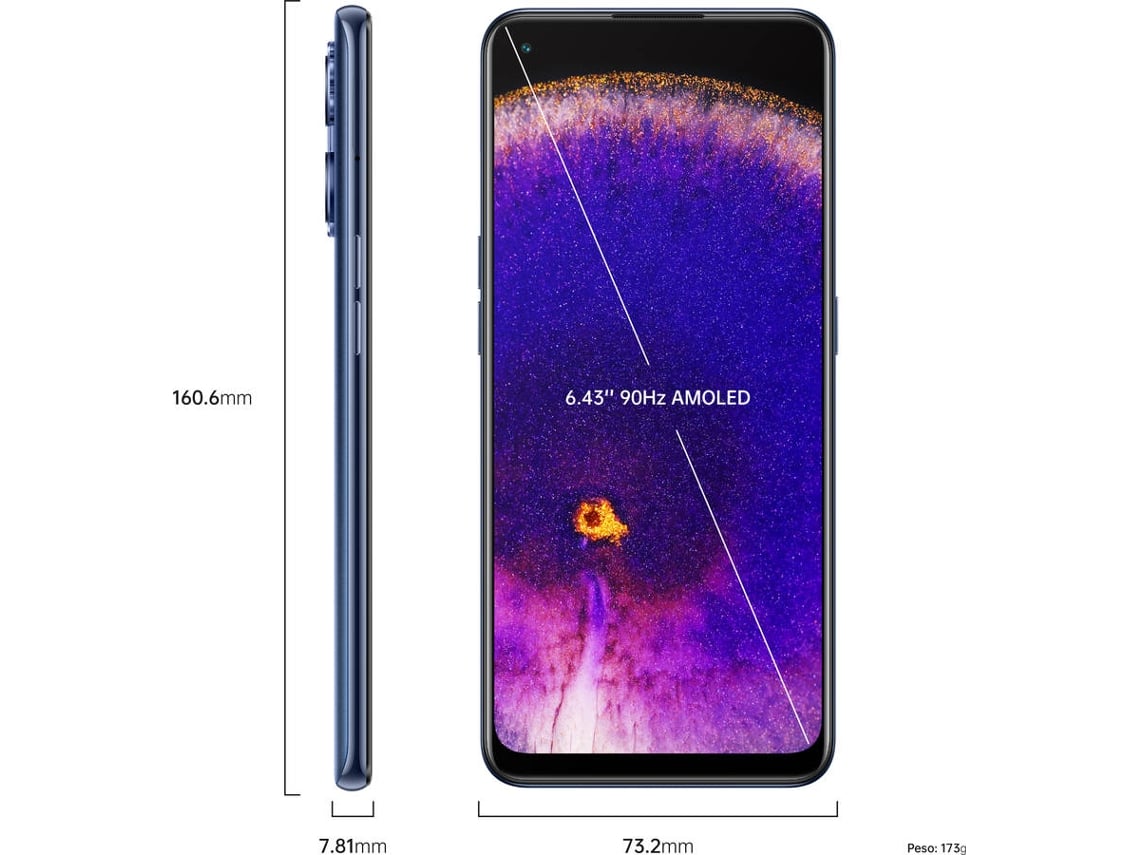 Smartphone OPPO Find X5 Lite (6.43'' - 8 GB - 256 GB - Negro)