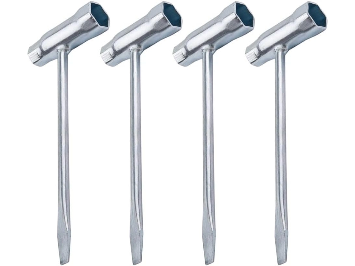 Acero 13 19 13 19 (llave Para Motosierra Con Mango En T De 13-19 Mm Para Cortacésped)