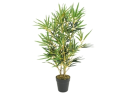 Árbol De Bambú Artificial Con 368 Hojas Verde 80 Cm