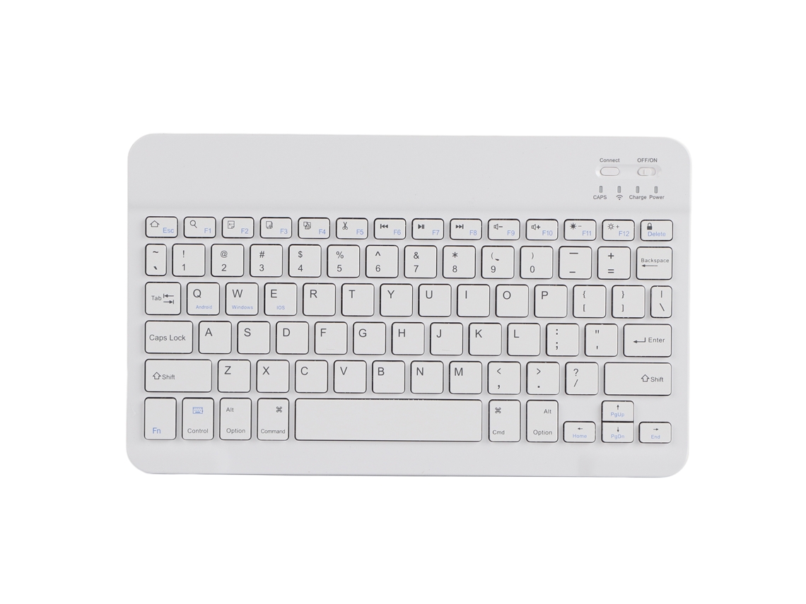Teclado inalámbrico Bluetooth ligero de 10 pulgadas