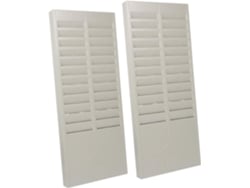 2 Piezas De Organizador De Escritorio De Plástico Con Ranuras Para Tarjetas Y Múltiples Compartimentos, Para Montaje En Pared, Para Control De Asistencia.