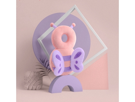 Almohada Protectora Cabeza Mariposa Rosa Almohada Protectora Cabeza Bebé Niño Para Evitar Golpes En La Cabeza ZHAOJUNFACAI