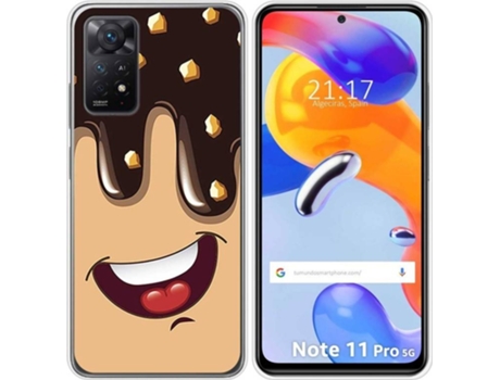 Carcasa Xiaomi Redmi Note 11 Pro TUMUNDOSMARTPHONE Dibujos Helado Chocolate Multicolor