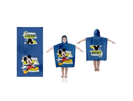 Toalla de Playa MICKEY Poncho en Algodón (110 x 55 cm)