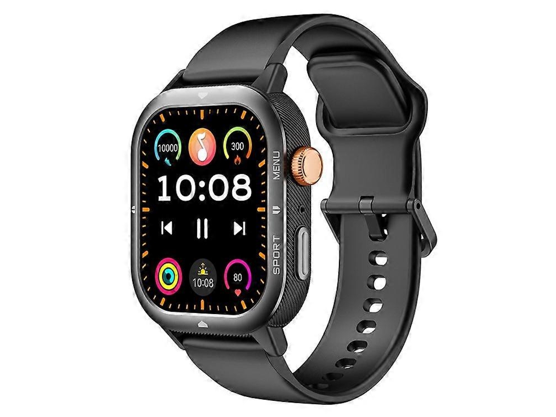 Reloj inteligente multifuncional C30 de 1,95 pulgadas con pantalla grande y resistente al agua hasta 1 ATM, podómetro para hombres y mujeres, Ly Ebike