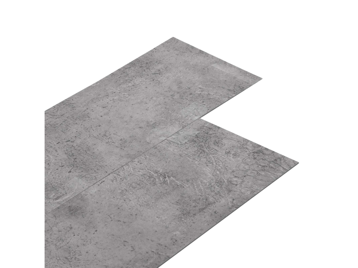 Maison Exclusive - Tableros De Suelo 36 Pcs Cemento Marrón 5,02 M² Pvc