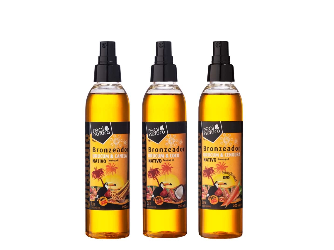 Coffret de Cabelo REAL NATURA Pack Urucum 3 Unidades