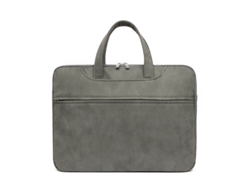 Bolso para portátil de gran capacidad (tamaño grande, gris oscuro), con acabado mate.