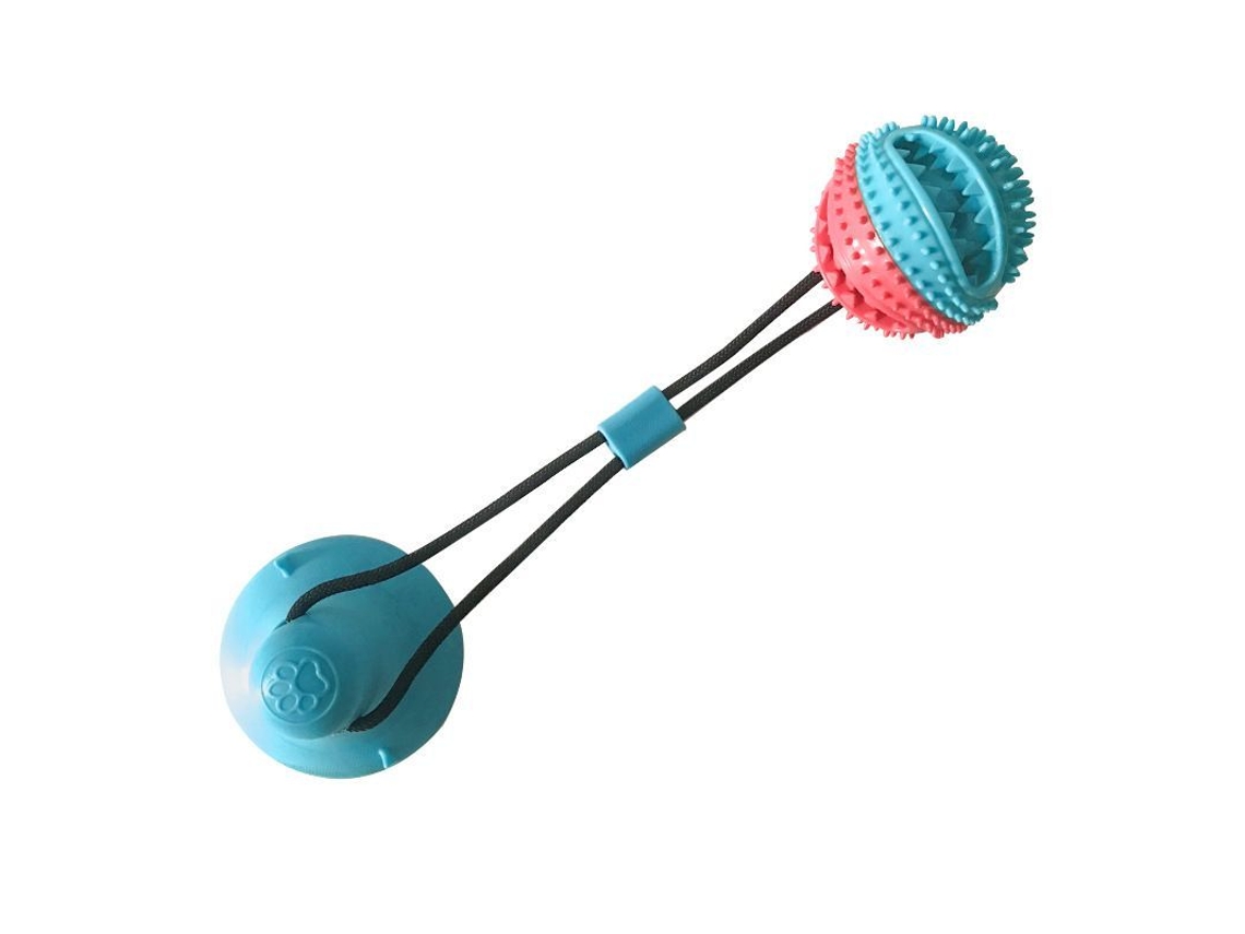 2026-2977-juguete Masticable Para Perros Con Dispensador De Comida, Ideal Para Pequeños, Grandes Y Masticationes Agresivas