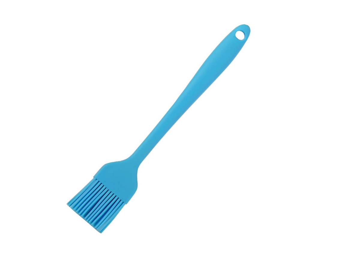 (azul) Brocha de silicona para aceite, brocha multifuncional para repostería, brocha para engrasar utensilios domésticos.