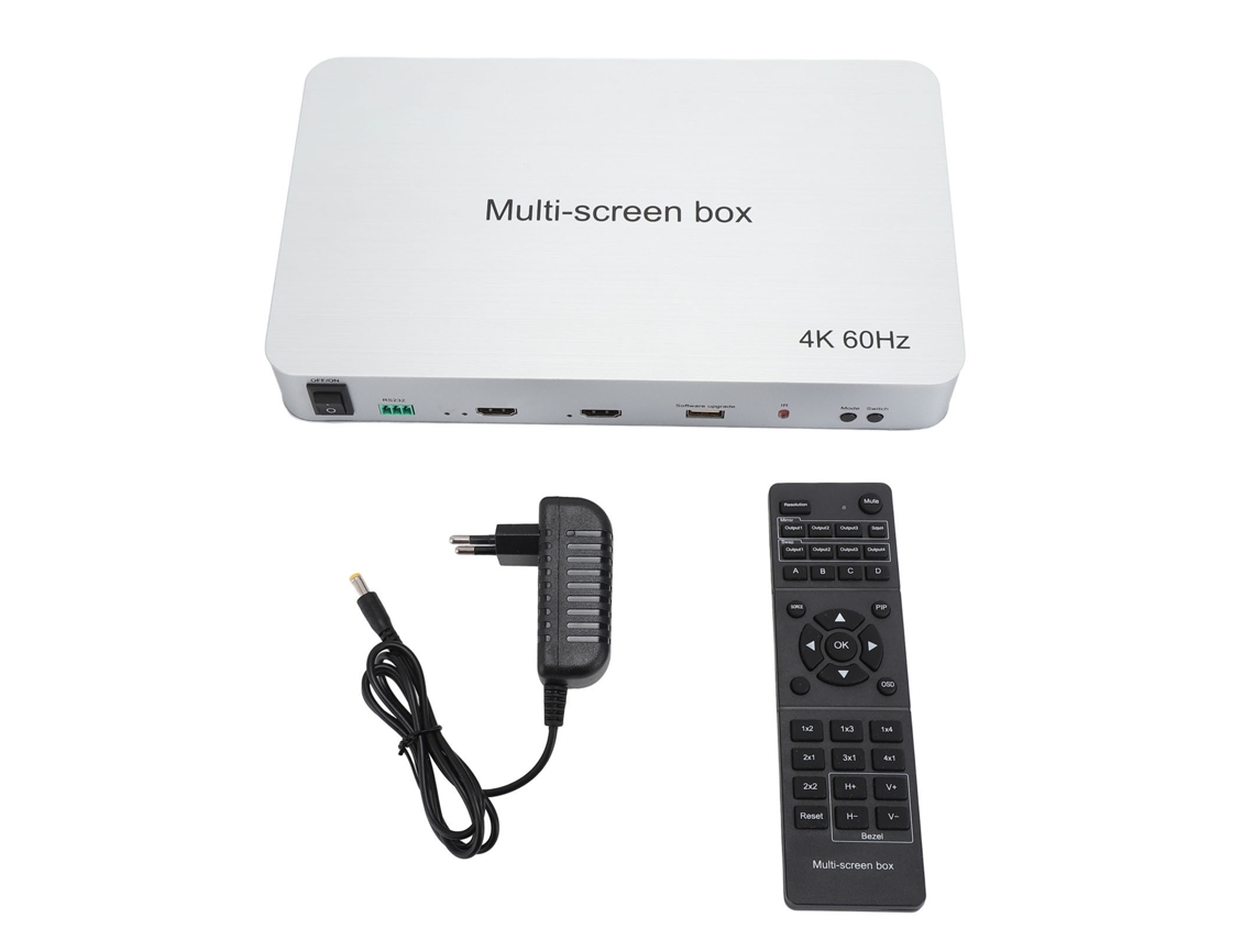 Divisor de pantalla multimedia HD (división 2x2, transmisión 4K)