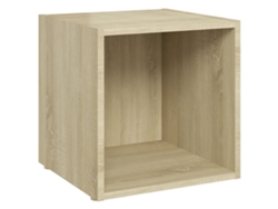 Mueble de TV fabricado en madera de roble Sonoma MAISON EXCLUSIVE (37x35x37 cm)