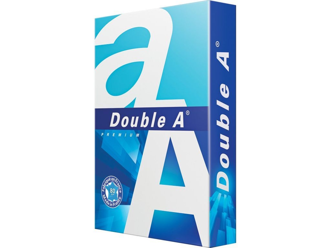 Papel Multifuncional para Fotocopiadora DOUBLE A Folios A4 80 G/M²