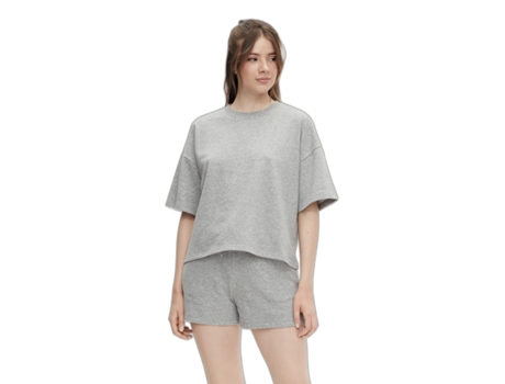 Sweatshirt para Mujer PIECES (XS - Gris)