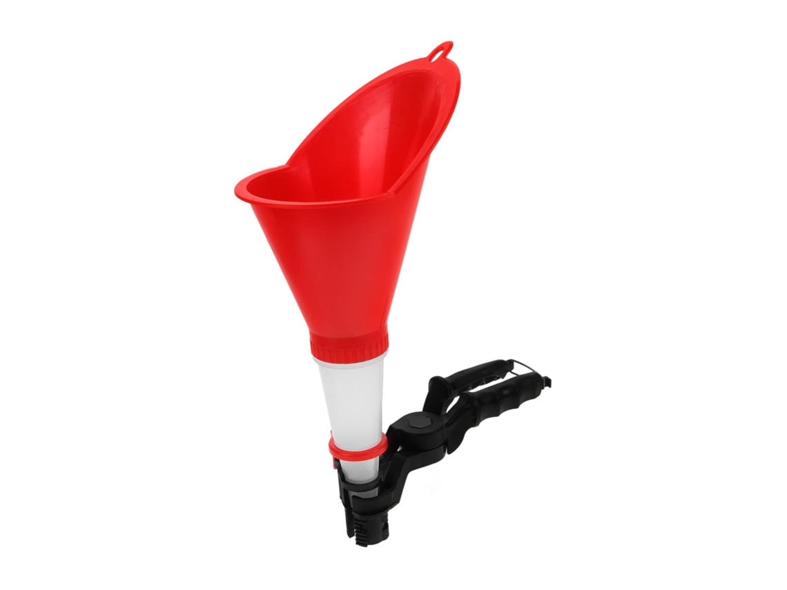 Embudo De Plástico Rojo Para Motor, Filtro Multiusos Para Rellenar Fugas De Aceite De Automóviles, Herramienta Práctica.