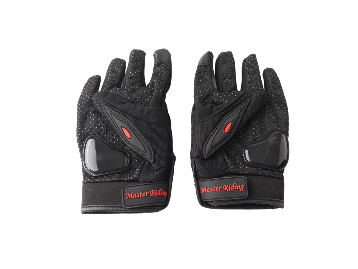 2026-guantes De Moto De Dedos Completos Con Pantalla Táctil Transpirable Y Mano Completa Roja