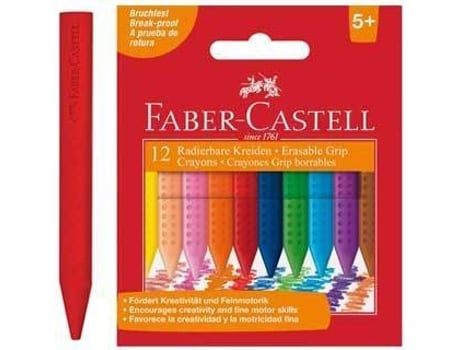 Lápices Cera FABER 160122520 (12 Unidads)