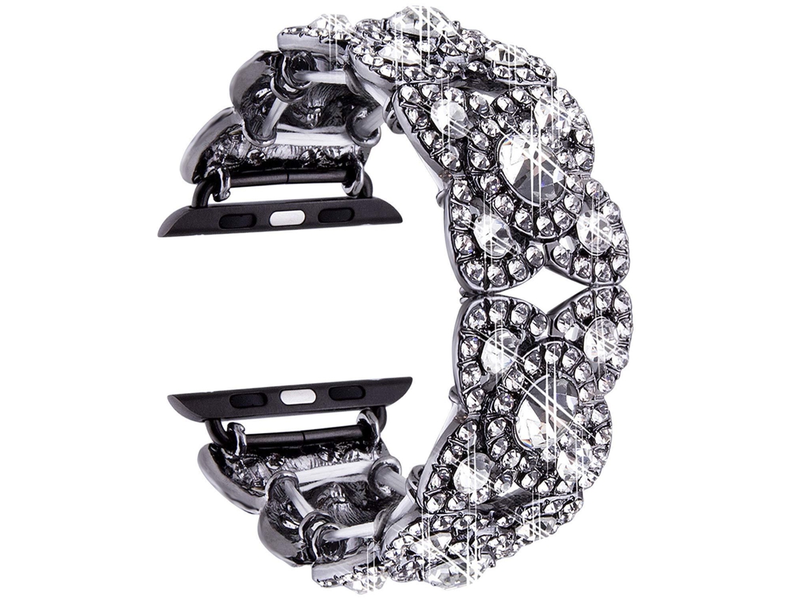 Correa De Diamantes De Lujo Para Apple Watch, Correa Brillante Ultradelgada De 49 Mm, Para Iwatch Series 8 7 6 Se 5 4 3 42