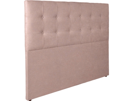 Cabecero DHOME Capitoné (Salmón - Tela y Polipiel - 105 x 8 x 120 cm)