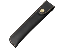 Elegante estuche de piel negra para bolígrafos, ideal para mujeres, hombres y estudiantes. SFUSHOS