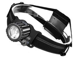 Faro delantero superbrillante, linterna frontal, faro Yizhood con zoom de 3 modos (negro)