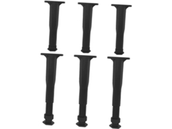 Patas 6 Ajustables Forma T Plástico Cama, Piezas, Altura
