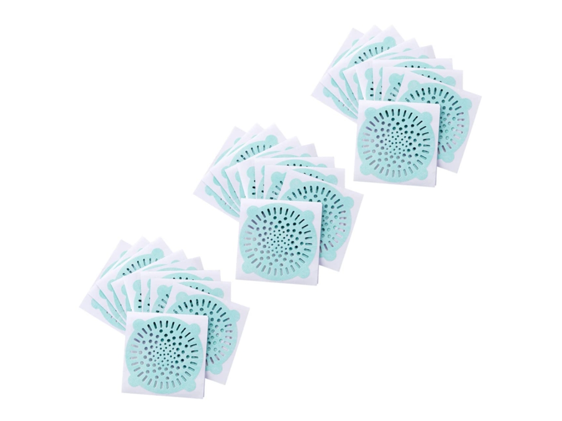 Filtros Desechables Para Cabello De 3 Piezas Para Lavabos Y Desagües (pegatinas)