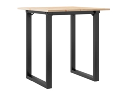 Mesa De Comedor VIDAXL Marrón Madera (70x70x75 cm)