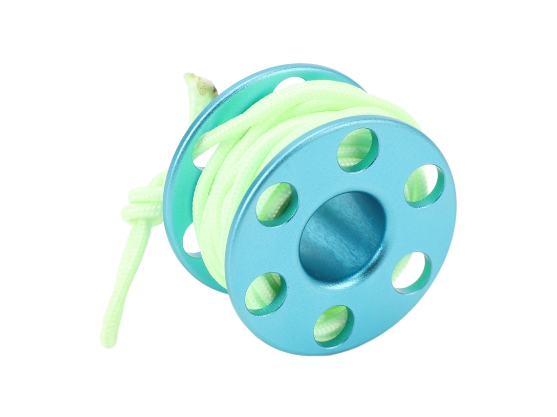 2026rebe-colgante Mini Bobina De Aluminio Con Cuerda Luminosa Verde Para Buceo Souvenir Azul