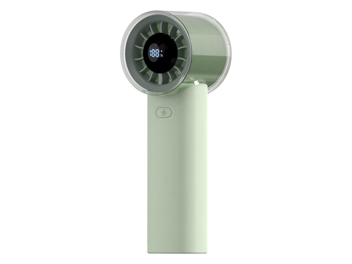 Ventilador portátil de alta velocidad CSYY HX-F369 con pantalla LED digital.