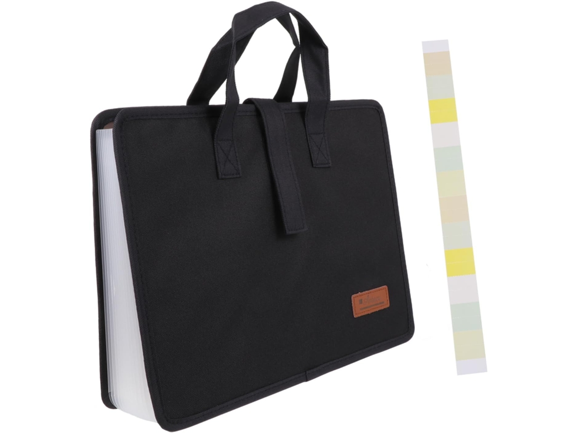 Organizador De Documentos Portátil Oxford Impermeable Con Compartimentos Para Guardar Archivos.