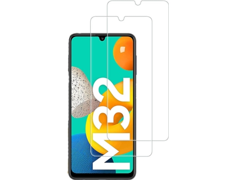 2x Protector de Pantalla Cristal Templado Samsung M32 Case-friendly