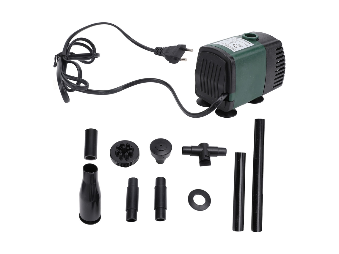 Bomba Sumergible Para Fuente Sm‑039l, Ip68, 7w, 500l/h, Para Acuario, Pecera, Estanque, Enchufe Eu 220v.