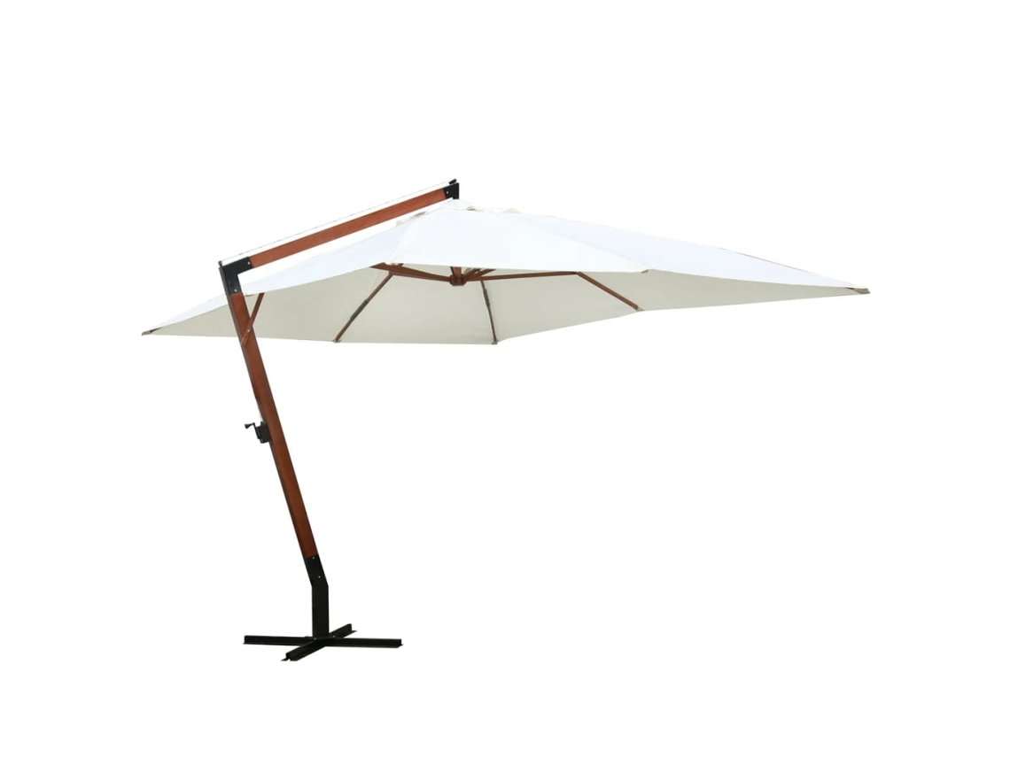 Sombrilla Jardin VIDAXL Blanco (300 x 400 cm)