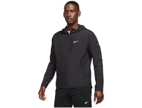 Chaqueta de Hombre NIKE Miler Negro (M)
