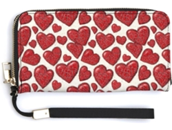 Cartera Cuero Con Cremallera Para Mujer Diseño Estampado