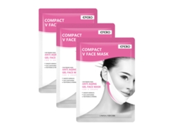 Mascarilla facial moldeadora en V Mascarilla de hidrogel con colágeno para lifting Banda antienvejecimiento y antiarrugas para reducir el contorno de la papada y