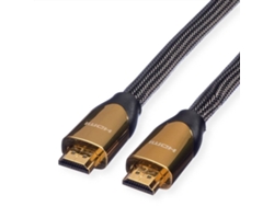 Cable ROLINE (HDMI - 7.5m - Negro)