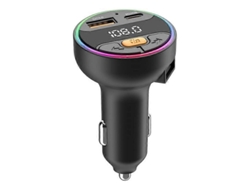Cargador C9s Qc3.0 Pd de 30 W, transmisor FM, reproductor MP3 multifuncional Bluetooth para coche