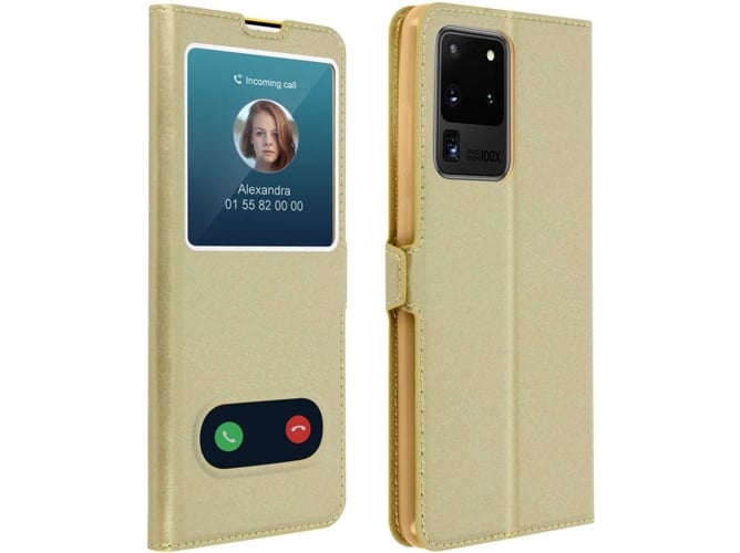 Funda Samsung Galaxy S20 Ultra AVIZAR View Dorado