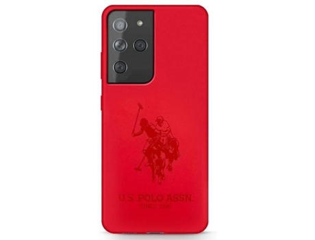 Carcasa Samsung Galaxy S21 Ultra US POLO Rojo