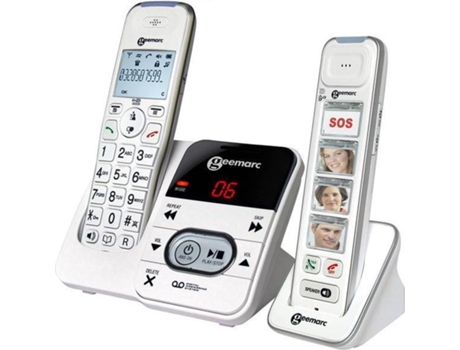 Teléfono GEEMARC DUO DECT con contestador automático y PhotoDECT