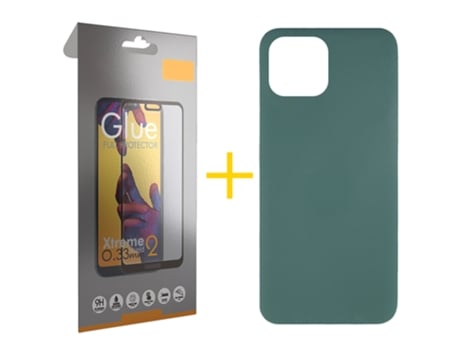 Conjunto de Protector de Pantalla para iPhone 12 Pro Max GANDY Verde (1un)