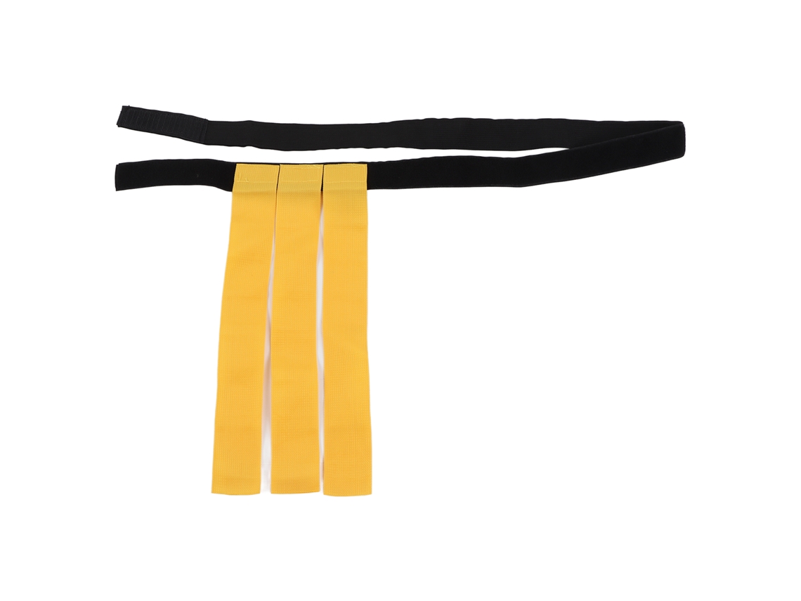 Cinturón De Banderas De Fútbol Para Entrenamiento Y Competición Con Cinta Amarilla Para Deportes Al Aire Libre.