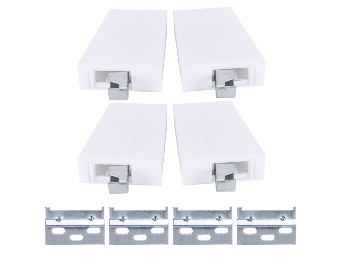 Soporte Ajustable Para Armario Con Placa De Montaje, Herrajes Para Muebles Para Montaje En Pared, 110 Kg, 2 Juegos