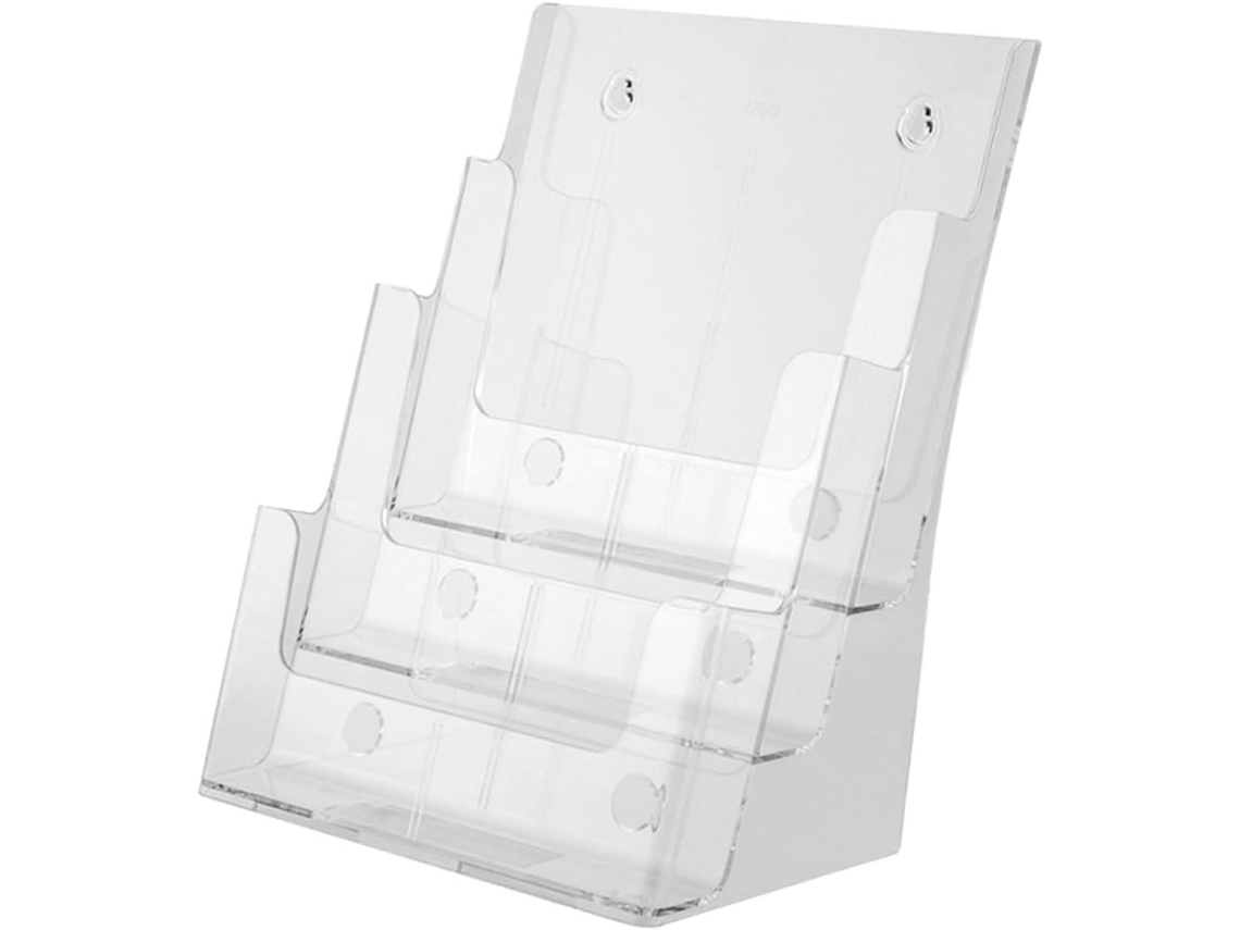 Organizador De Escritorio De Acrílico Transparente De 3 Niveles, Organizador De Escritorio De Pared
