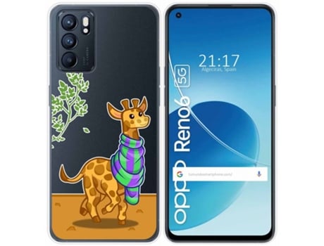 Carcasa Oppo Reno 6 5G TUMUNDOSMARTPHONE Dibujos Transparente