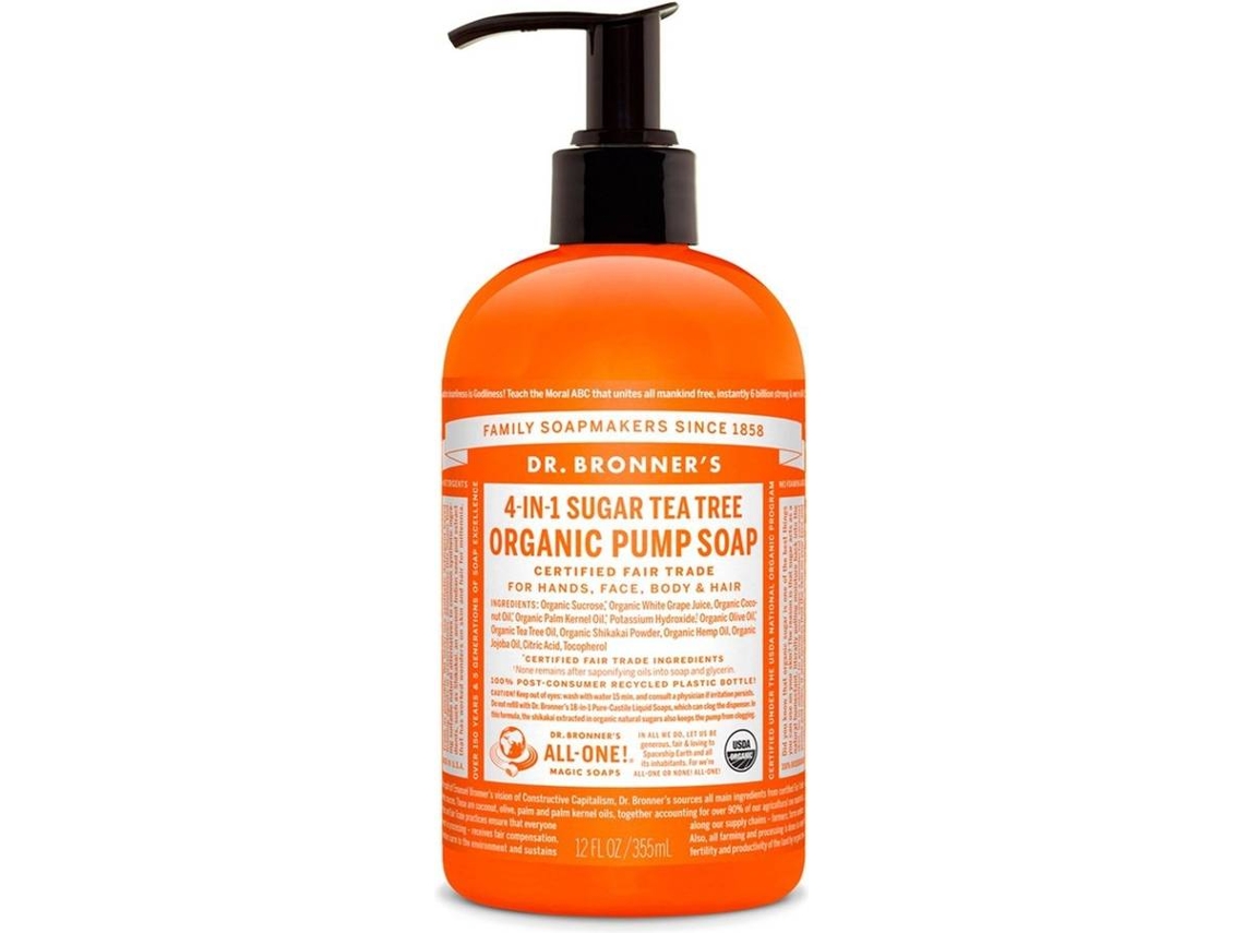 Jabón DR. BRONNERS Azúcar Del Árbol Del Té (710 ml)